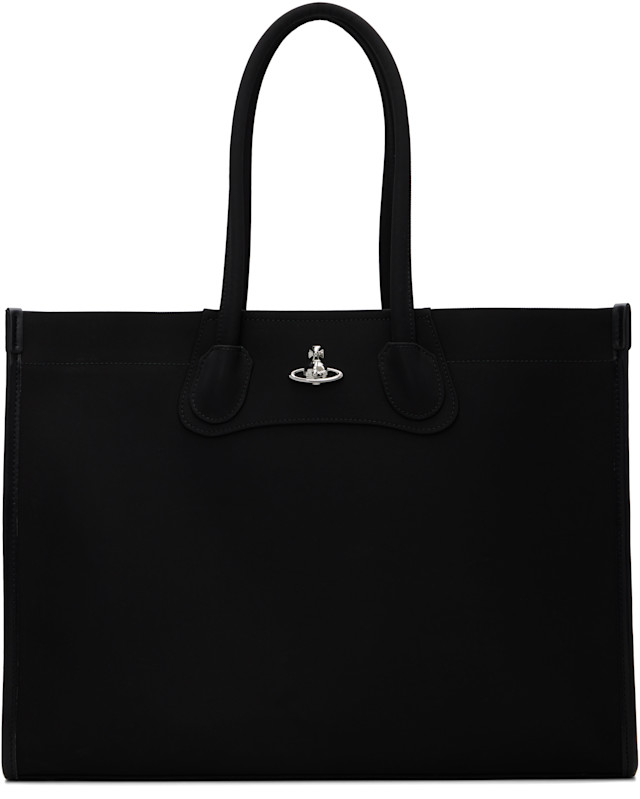Vivienne Westwood: Black Troy Tote | SSENSE