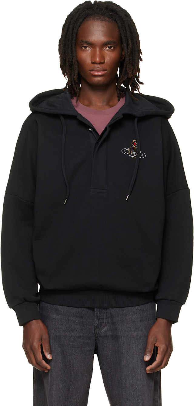 Vivienne Westwood: Black Batwing Hoodie | SSENSE