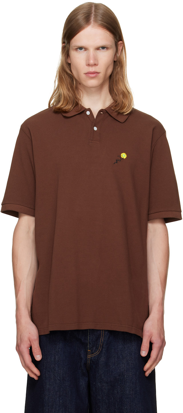 vowels-brown-short-sleeve-