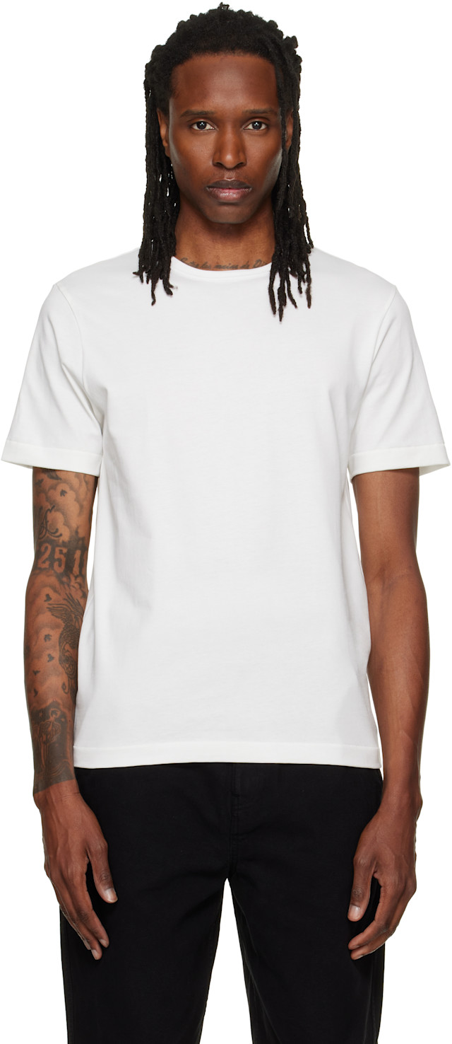 Merz b. Schwanen: White 2M15 'Mid-Century Machine' Refined Fit T