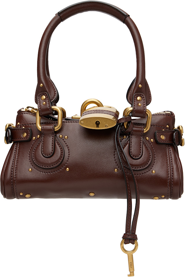Chloé パディントン　チョコレートブラウン Chloé: Brown Small Paddington Bag | SSENSE