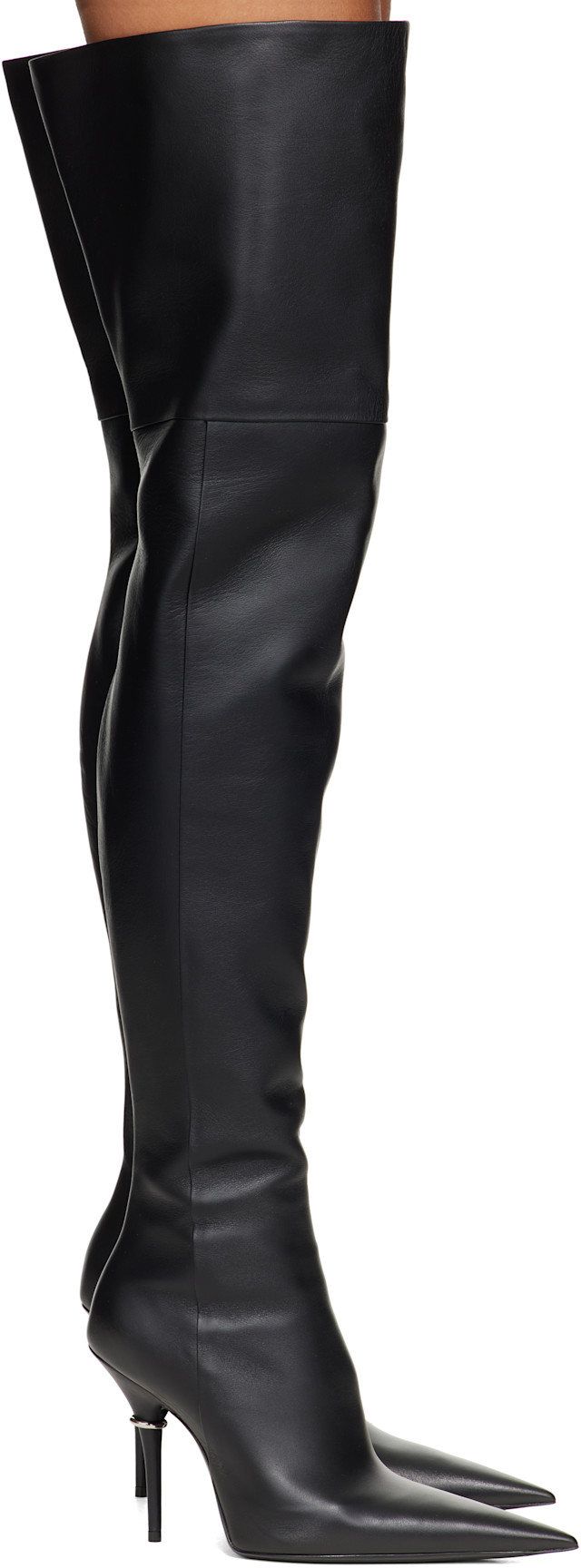 Balenciaga: Black Avenue After Tall Boots | SSENSE