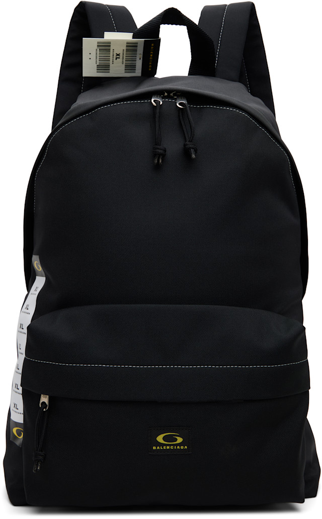 Balenciaga: ブラック Explorer バックパック | SSENSE 日本
