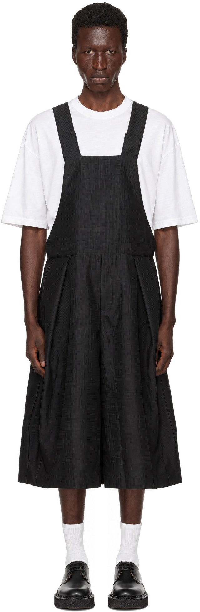 Comme des Garçons Homme Plus: ブラック ドビークロス オーバーオール