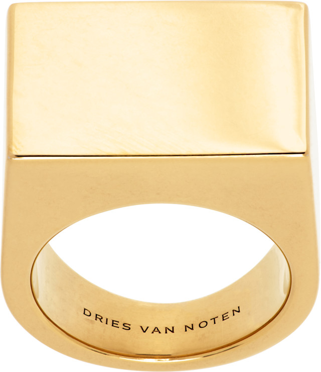 Dries Van Noten: シグネットリング | SSENSE 日本