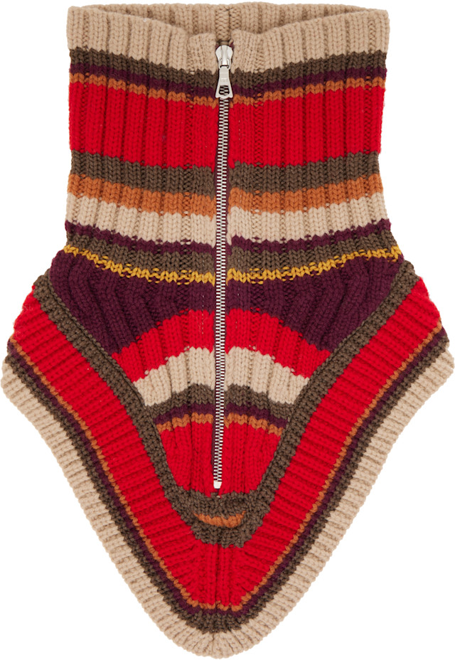 DRIES VAN NOTEN　RAF マルジェラ　マフラー　アーカイブ dries-van-noten-red-wool-zip-