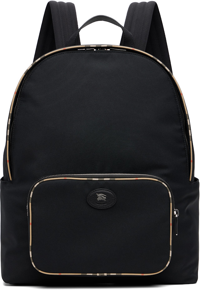 burberry leather detail nylon backpack Medium Rucksack (SHF-L8DnLS) Burberry soft nylon backpack with London logo print Buy Burberry Medium Rucksack Backpack