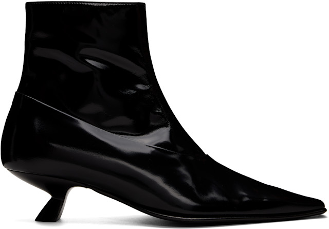 Marni: Black Leather Boots | SSENSE