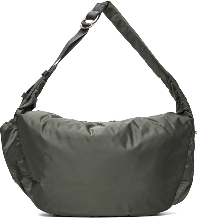 master-piece: Khaki No.224060-s Ark Solid L Shoulder Bag | SSENSE