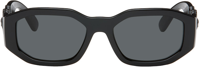 Versace: Black Medusa Biggie Sunglasses | SSENSE display picture 3