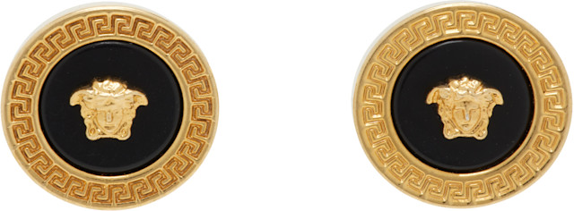 Versace: メドゥーサ ピアス | SSENSE 日本