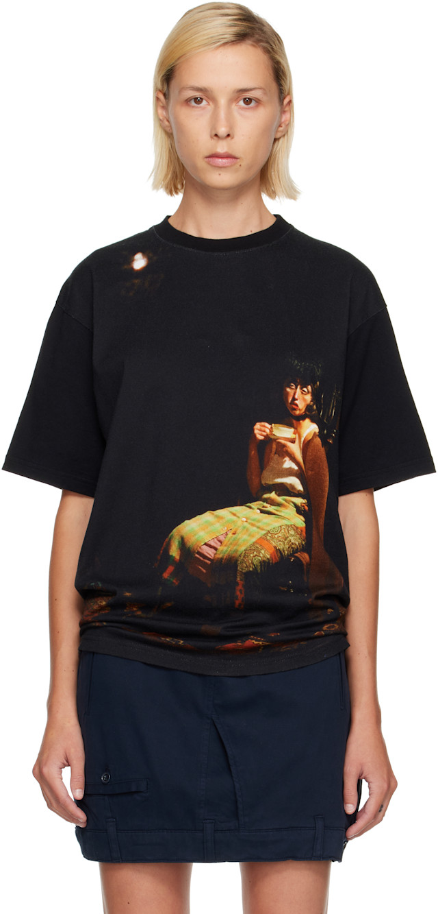 UNDERCOVER: Black UC2F4813-2 T-shirt | SSENSE