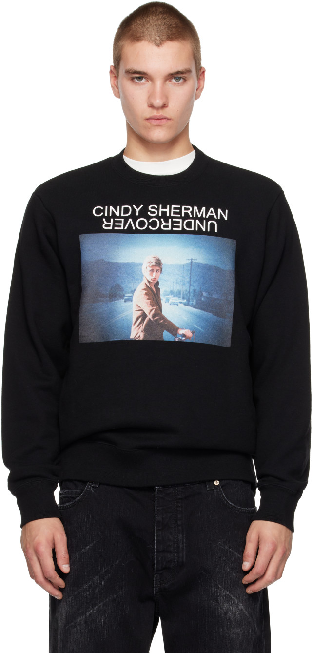 UNDERCOVER: Black Cindy Sherman Sweatshirt | SSENSE