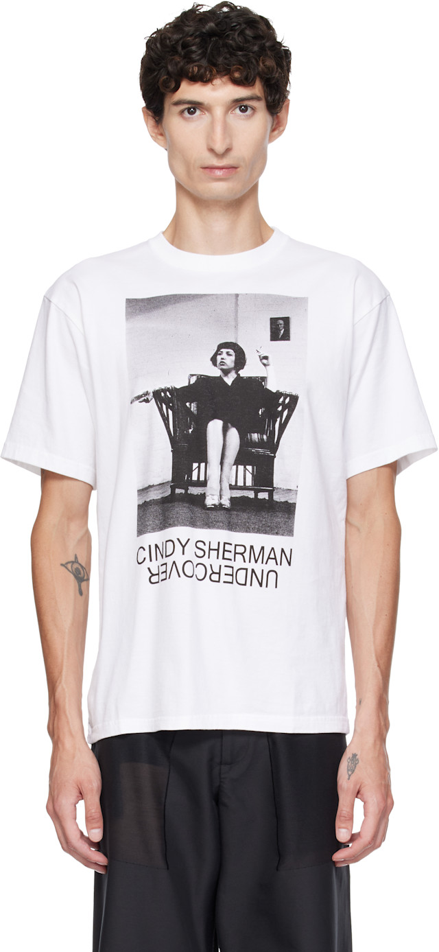 UNDERCOVER: White Cindy Sherman UC2F4814-1 T-shirt | SSENSE