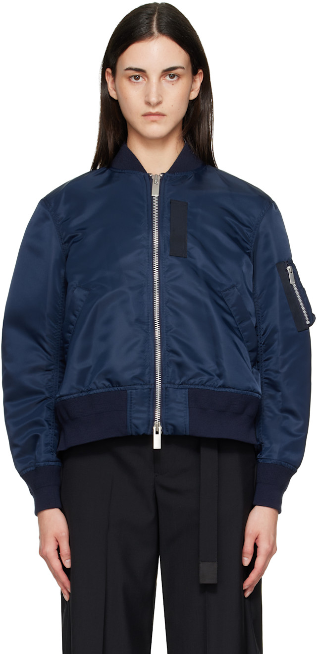 sacai-navy-nylon-twill-blouson