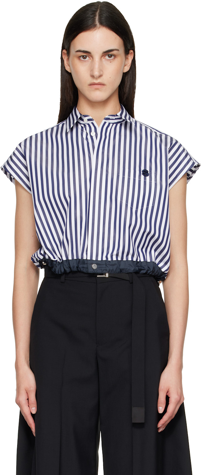 sacai-navy-and-white-cotton-