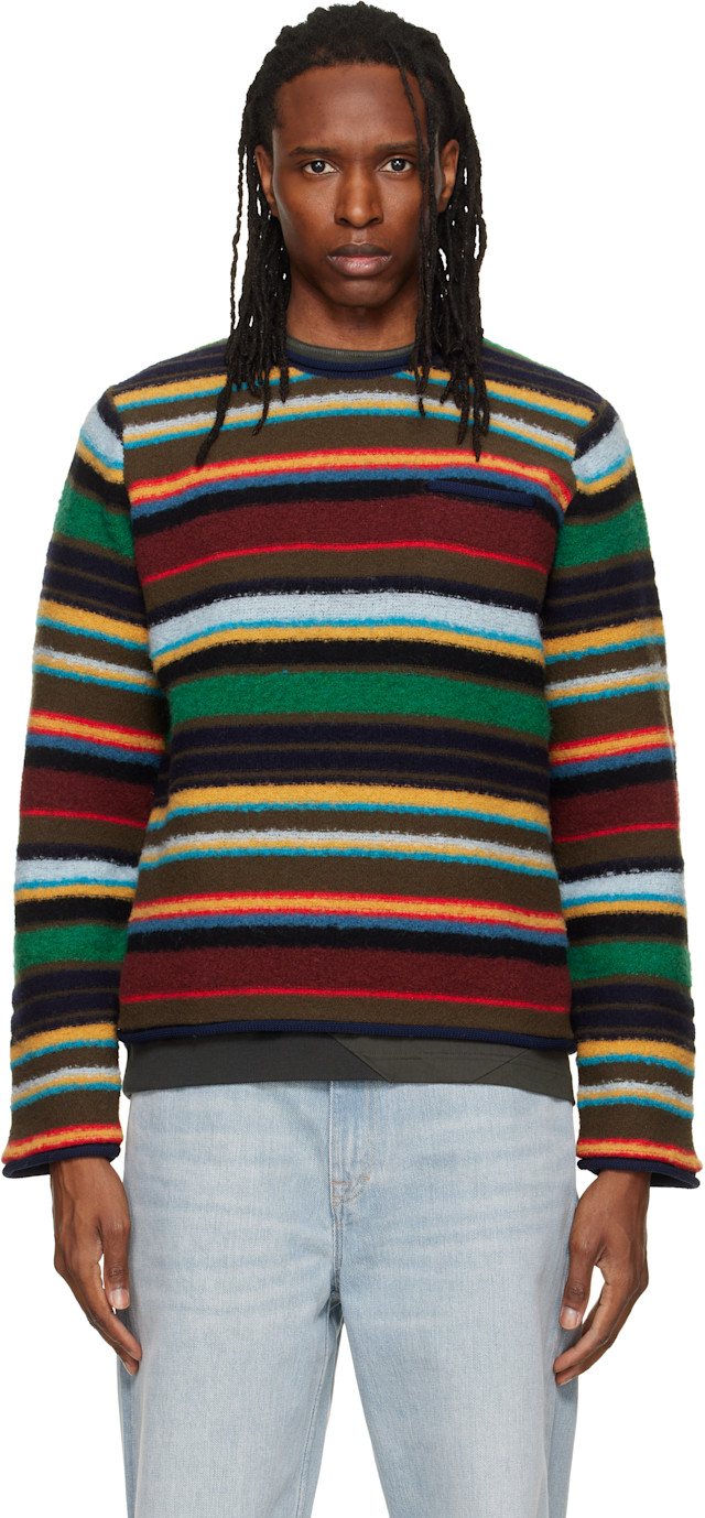 sacai: マルチカラー Mix Knit セーター | SSENSE 日本