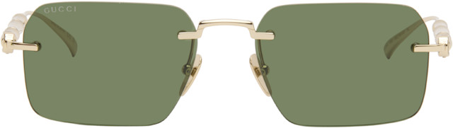 グッチ　GUCCI サングラス BIO BASED メタルバンブー gucci-gold-bamboo-metal-