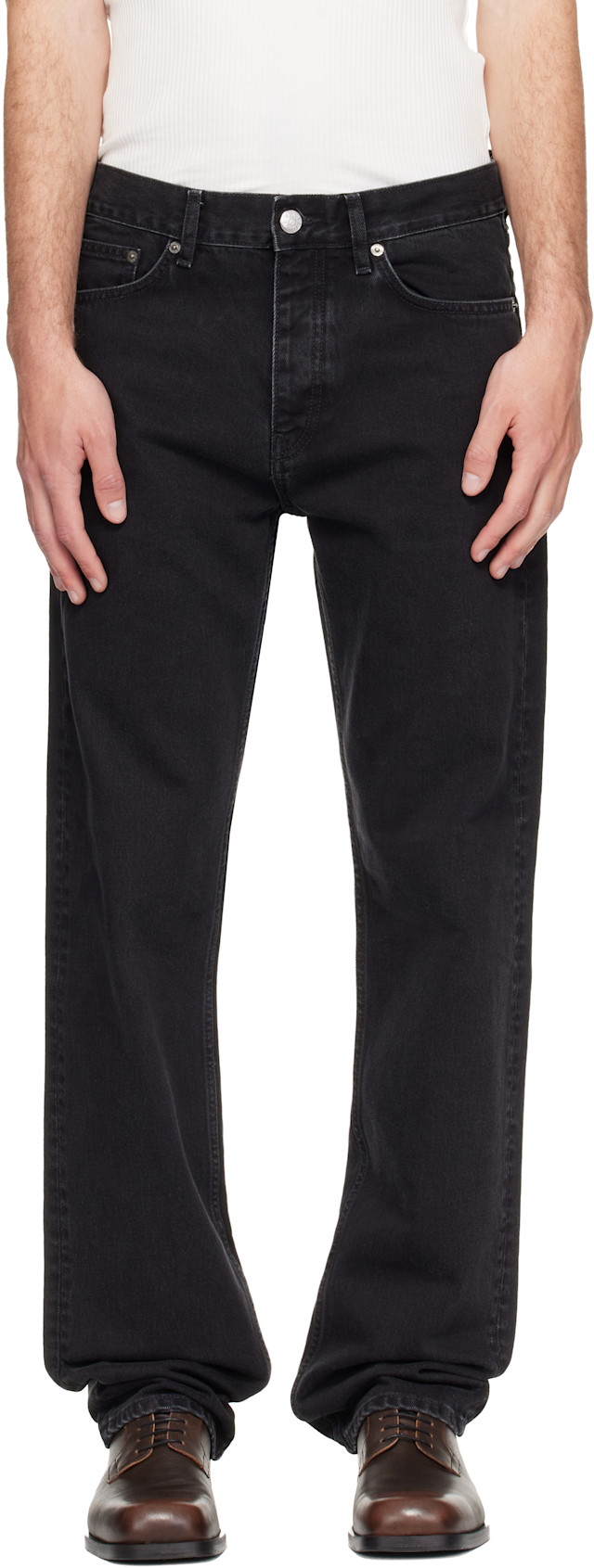 Sunflower: Black Standard Jeans | SSENSE Canada