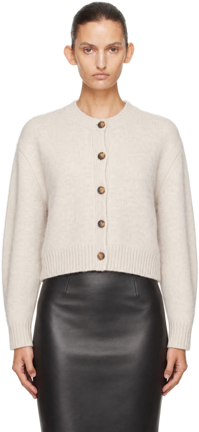 Loulou de Saison: Off-White REMUS Yak Blend Cardigan | SSENSE