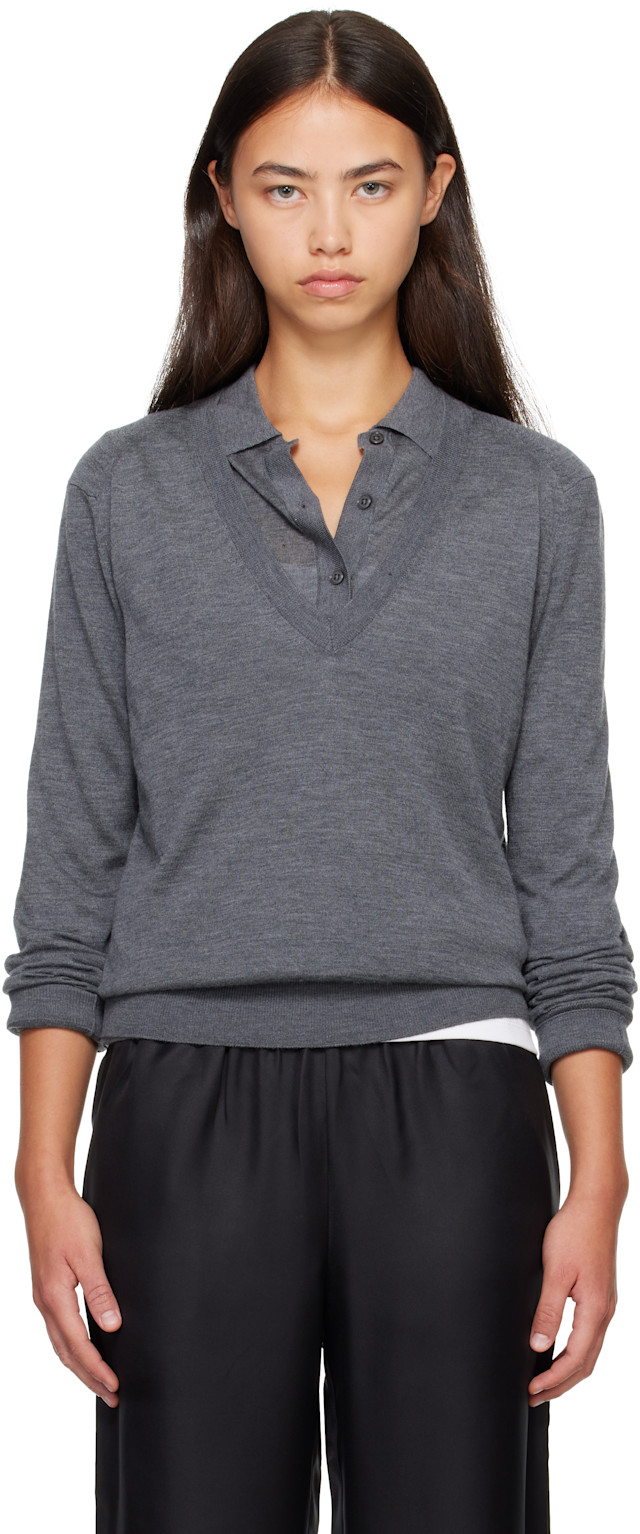 Loulou de Saison: Gray Julio LDS Sweater | SSENSE