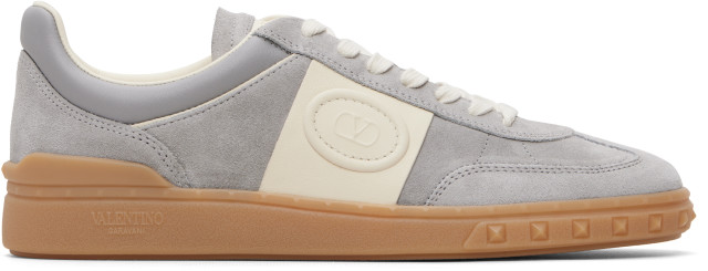 Valentino Garavani: Gray Upvillage Low Top Sneakers | SSENSE