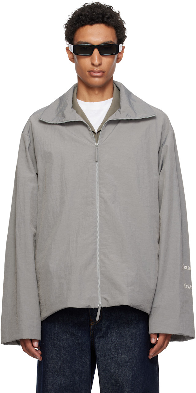 GRAYSON グレイソン　グレー ジャケット美品　6月10日までの値下げ Calvin Klein Collection: グレー Preston ジャケット | SSENSE 日本