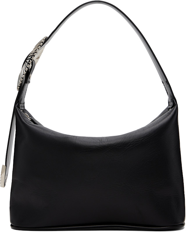 Toga Pulla: Black Leather Mini Bag | SSENSE