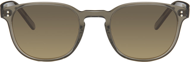 Oliver Peoples: グレー Fairmont サングラス | SSENSE 日本