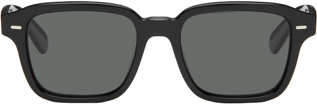 美品★Oliver Peoples★ラウンドサングラス ブラック Oliver Peoples: ブラック Errisson サングラス | SSENSE 日本