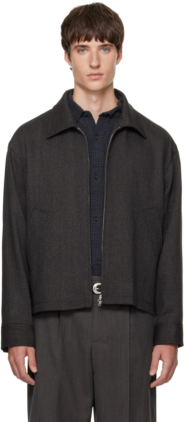 mfpen: Gray Mail Jacket | SSENSE Canada
