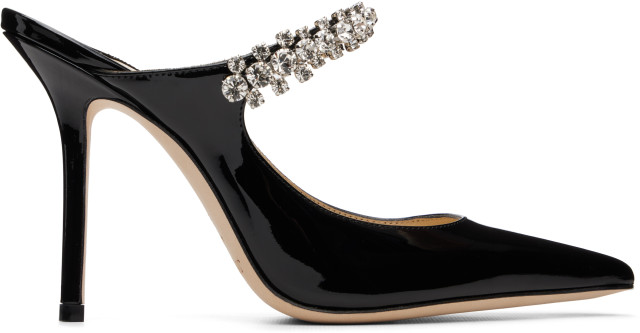 Jimmy Choo: ブラック Bing 100 ヒール | SSENSE 日本