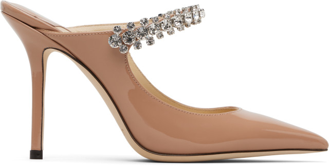 Jimmy Choo: Pink Bing 100 Heels | SSENSE