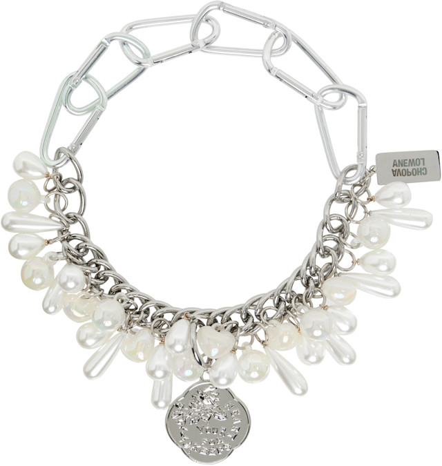 Chopova Lowena: 'Heart For Keeps' Carabiner Necklace | SSENSE Canada