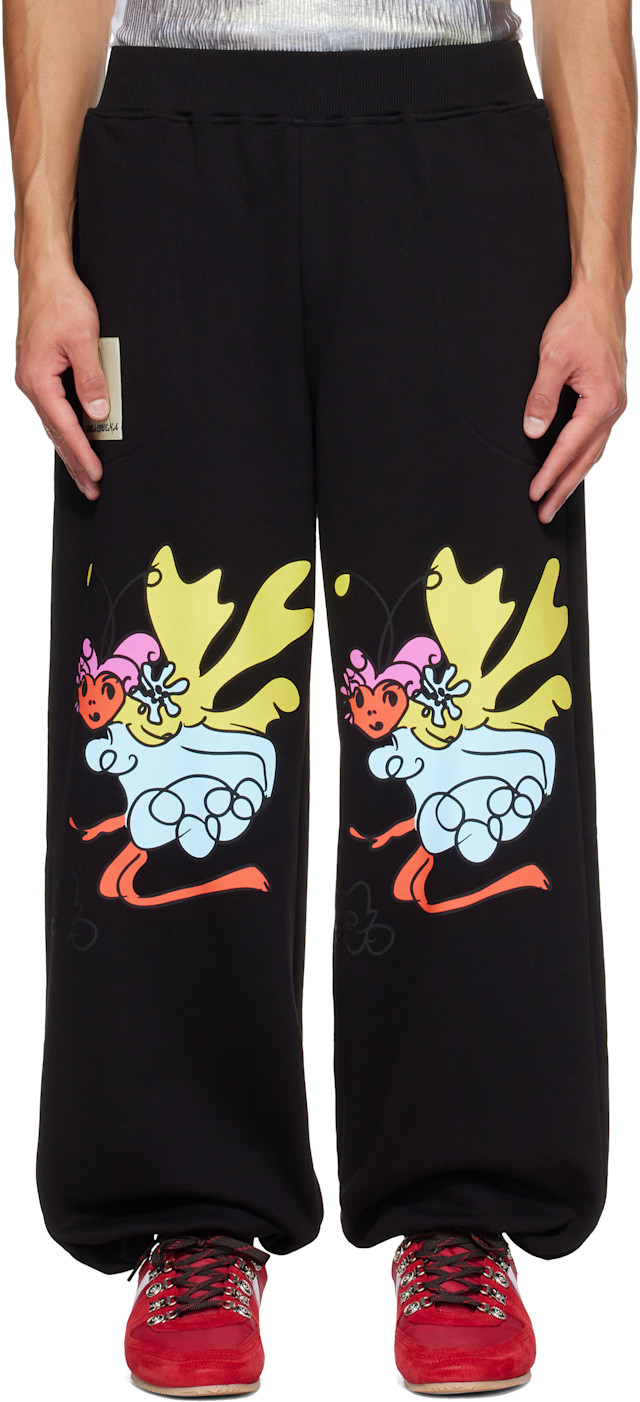 Chopova Lowena: Black Fairy Sweatpants | SSENSE