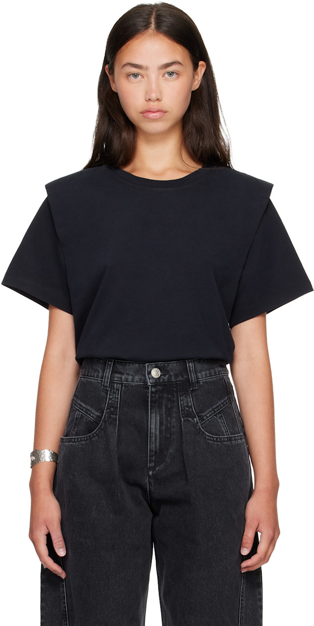 Isabel Marant: Black Zelitos T-shirt | SSENSE