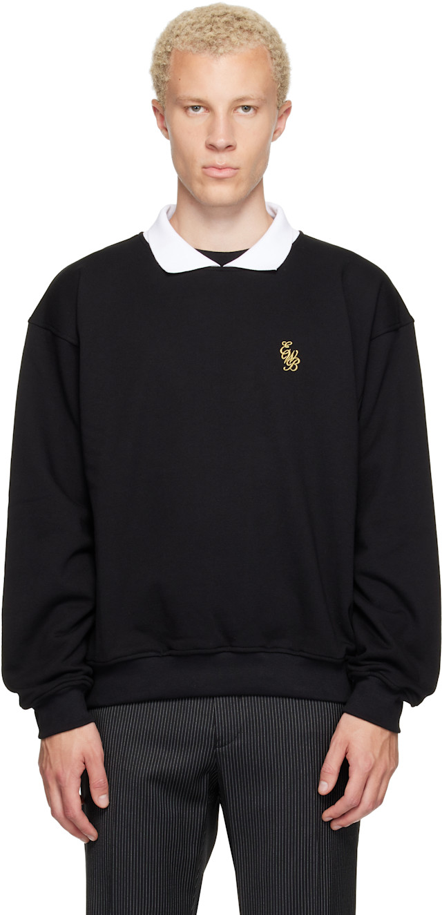 Ernest W. Baker: Black Golf Sweatshirt | SSENSE
