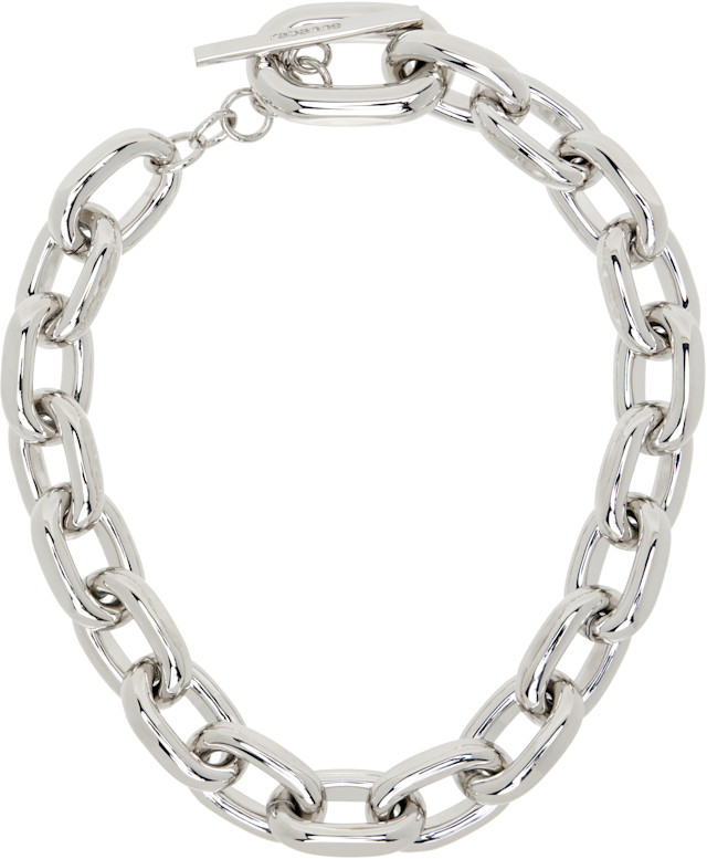 Rabanne: XL Link ネックレス | SSENSE 日本