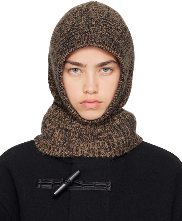 LEMAIRE ルメール　バラクラバ　ブラウン lemaire-brown-alpaca-and-yak-