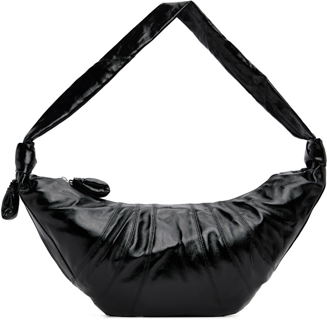 LEMAIRE: Black Large Croissant Bag | SSENSE