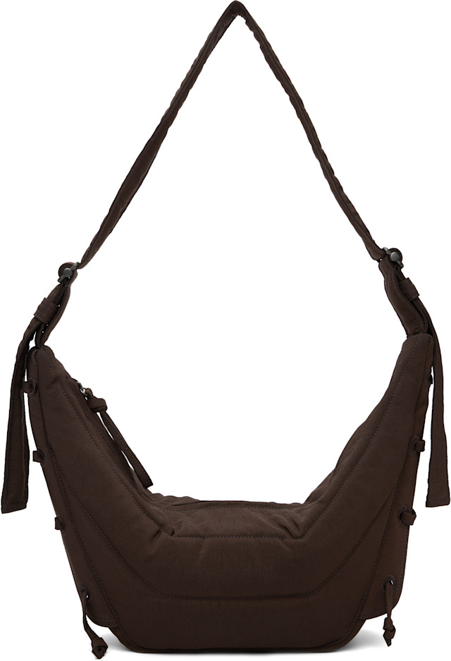バッグ LEMAIRE, Small Soft Game Bag, Brown LEMAIRE: Brown Small Soft Game Bag | SSENSE