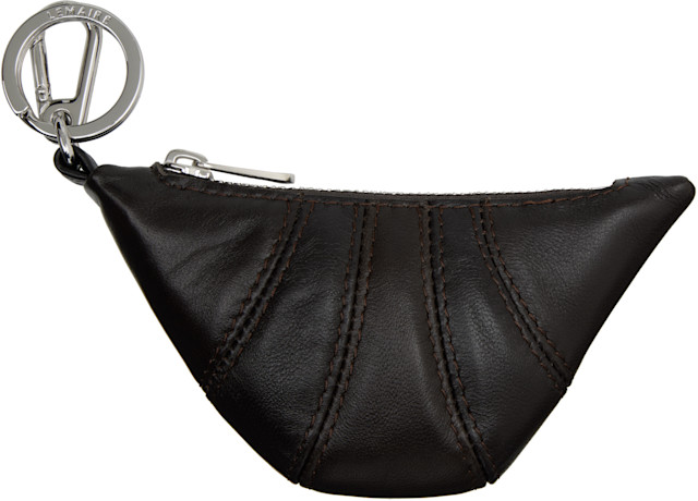 LEMAIRE: Brown Mini Croissant Keychain | SSENSE