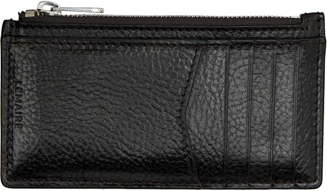 LEMAIRE: Brown Gear Card Holder | SSENSE Canada