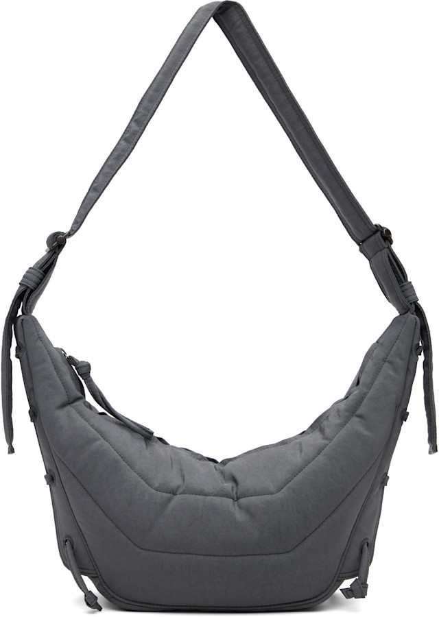 LEMAIRE ショルダーバッグ グレー キャンバス バッグ lemaire-gray-small-soft-game-