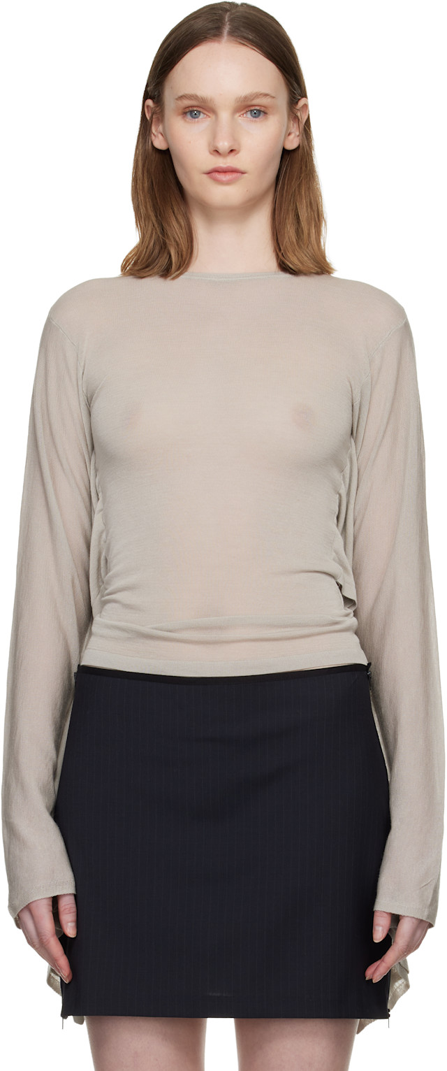 Paloma Wool: Gray Suga Sweater | SSENSE