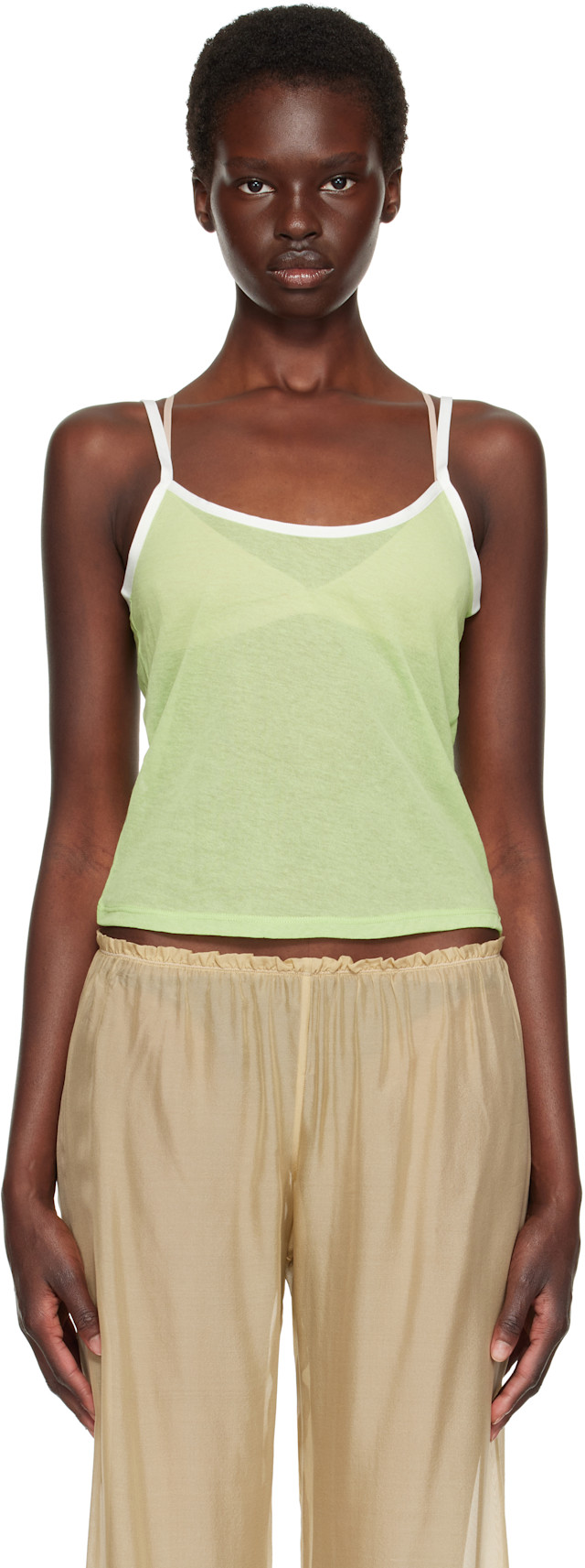 Paloma Wool: Green Nasem Tank Top | SSENSE