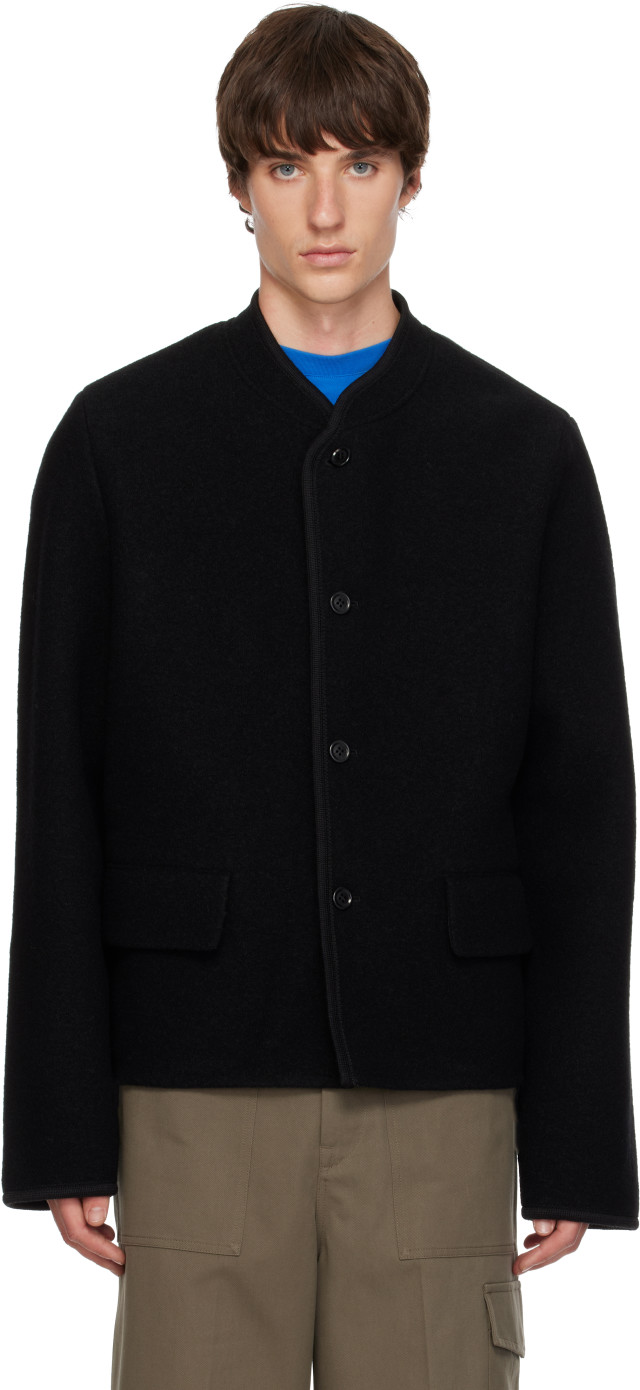 memento RIER ウォーカージャケット Rier: Black Walker Jacket | SSENSE