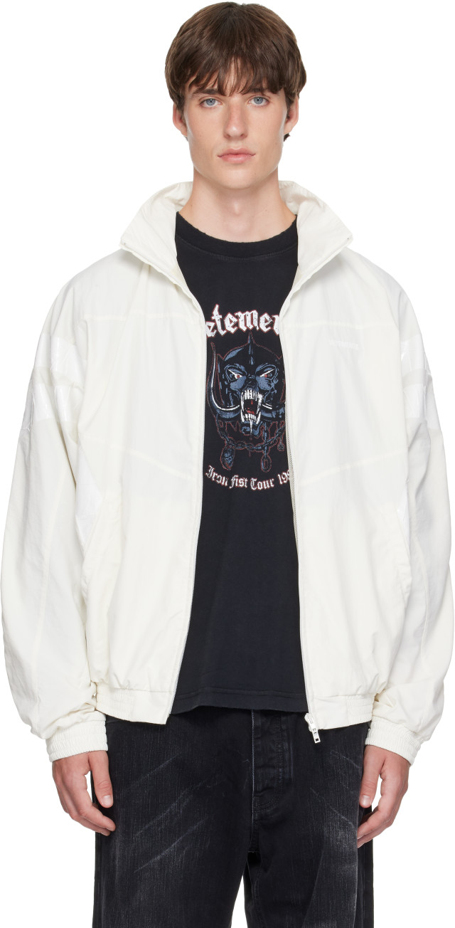 VETEMENTS: ホワイト Tape トラックスーツ ジャケット | SSENSE 日本