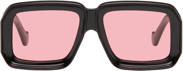 LOEWE: ブラック Paula's Ibiza 'Dive In Mask' サングラス | SSENSE 日本