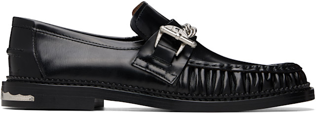 BORE DOM ホス系V系ドレスシューズFUGA CIVARIZS兄系 Toga Virilis: Black AJ1523 Loafers | SSENSE